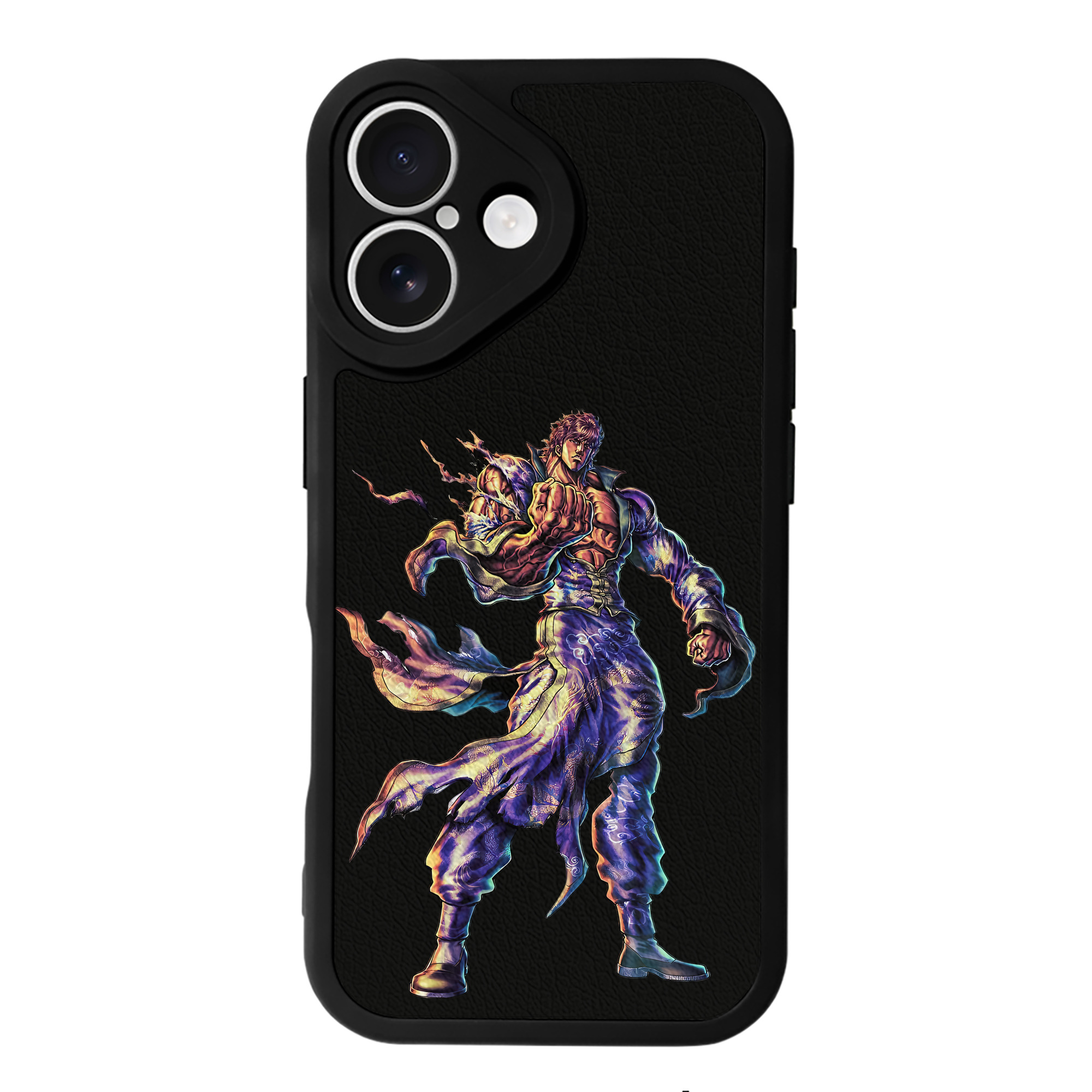 （画像用） 北斗の拳 Fist of the North Star 【iPhone 16シリーズ対応】シリコンスマホケース（レザー調） 材質：シリコン